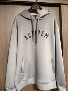 ACTIVEM アクティブーム　グレー スウェットパーカー　フーディー