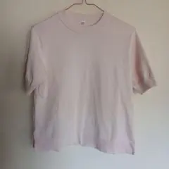 半袖ニット ピンク Lサイズ
