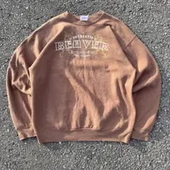 ヘインズ　スウェット　ロゴプリント