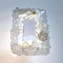透明✕白のホイップデコ