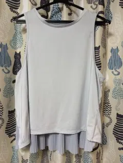 SUKALA バックプリーツタンクトップ Lサイズ