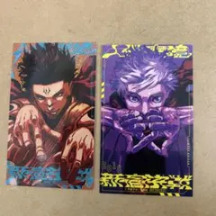 呪術廻戦（モジュロ） 2巻 特典　イラストカード 2点セット