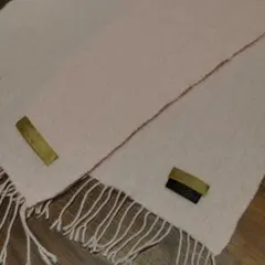 ライトピンク カシミヤ100% マフラー ストール