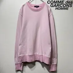 希少 コムデギャルソンオム 上質 デザイン スウェットシャツ 無地