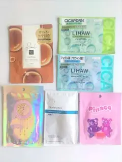 フェイスマスク パック いろいろなサンプル 6点セット