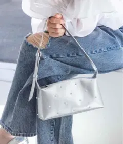 LOWRYS FARM パールツキショルダーＢＡＧ　美品