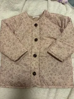 mamaraku 花柄 中綿アウター 90cm