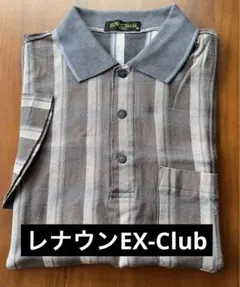 新品未使用　レナウンEX-Club  綿100%      メンズ半袖ポロシャツのサムネイル