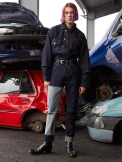 JieDa 2WAY SLIM DENIM PANTS