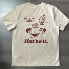 Nike Just Do It Tシャツ ベージュ　L