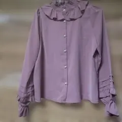 axes femme kawaiiピンタック袖デザインブラウス