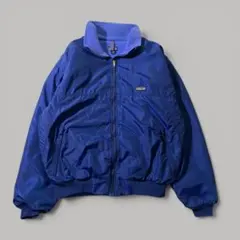 90s Patagonia シェルドシンチラジャケット ブルーL USA製