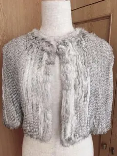 【美品】ファー　ボレロ