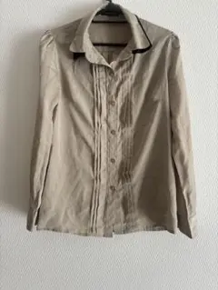 LIME STONE ベージュ 長袖シャツ Lサイズ