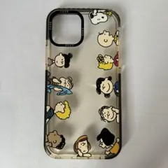 iPhone 12 PEANUTS スヌーピー柄 クリアケース