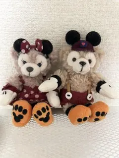 ダッフィーぬいぐるみバッジ