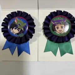 鬼滅の刃 ハロウィン2025 コサージュ風バッジ 冨岡義勇　竈門炭治郎　2点