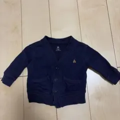 GAP ベビー カーディガン 6-12ヶ月 ネイビー