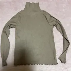 ブラウン　長袖ハイネックニット　しまむら　未使用