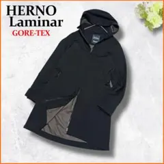 人気✨　ヘルノ　ラミナー　ゴアテックス　ジャケット　ロングコート　撥水　黒　M