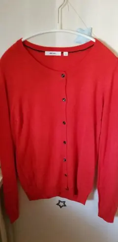 niko and ... 朱色長袖カーディガン