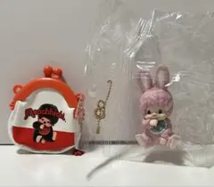 モンチッチ マスコットキーチェーン4 チムたん　ミニガマ口キーホルダー