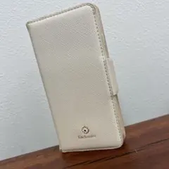 ★Enchantée 手帳型iPhoneケース アイボリー ELECOM製のサムネイル