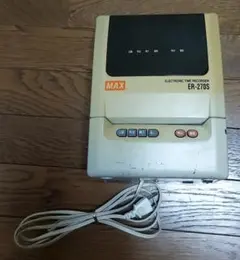 ジャンク】マックス タイムレコーダー ER-231S2/PC - メルカリ