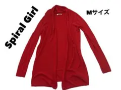 Spiral Girl 赤 Mサイズ カーディガン