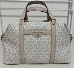 MICHAEL KORS ハンドバッグ ショルダーベルト付き ホワイト×ピンクのサムネイル