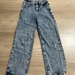 SHEIN デニム ワイドレッグパンツ 150