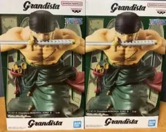 ゾロ　ワンピース　グランディスタ　フィギュア2個セット