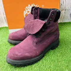 【極美品】ティンバーランド　6インチプレミアムブーツ　ボルドー 厚底 8(26)