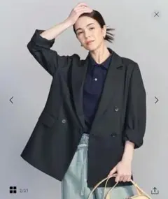 リネンライク ダブルジャケット／UNITED ARROWS