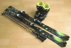 ■■送料無料■Hart■ジュニア用スキーフルセット■板130靴23■WAX済■■