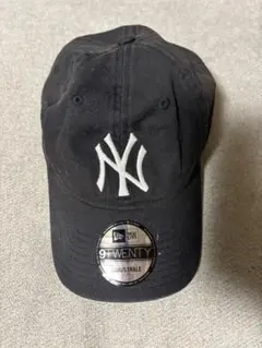 New Era 9TWENTY NYキャップ ブラック ロゴ刺繍 アジャスタブル