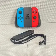 ニンテンドースイッチ ジョイコン ブルー レッド LRセット グリップ付き ②