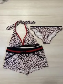 ロデオクラウン　ヒョウ柄セパレート水着・ビキニ