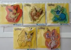 ポケモン アクリルキーホルダー の真ん中部？、5個セット