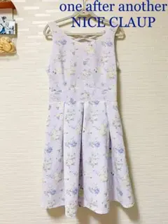 one after another NICE CLAUP 花柄ワンピース