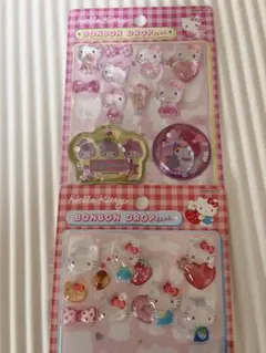 【国内正規品】サンリオボンボンドロップシールお裾分け⭐︎キティ⭐︎