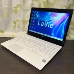 NEC✨新品SSD256GB☆メモリ8GB☆Core i3☆クリスタルホワイト