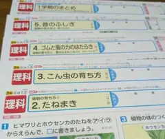 小3　理科　カラーテスト　正進社　未記入のサムネイル