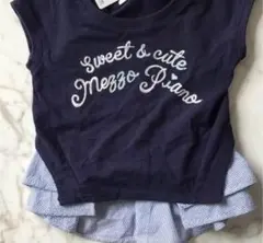 mezzo piano 新品 カットソー １１０センチ