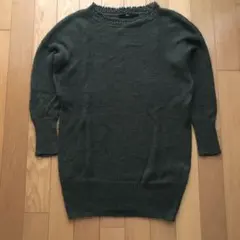 45R リネンニット深緑のサムネイル