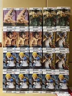 ワンピース フィギュア　サボ　ロー　白ひげ　エース　ゾロ　5種20個セット