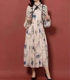 Herlipto Grasse Floral Pleated Dress M - メルカリ