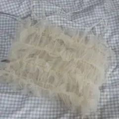 Kastane 紐つきチュールビスチェ(紐取り外し可)