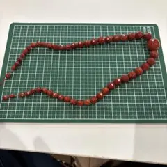 希少！天然石 レッドコーラル 連材 希少！天然石 レッドコーラル 連材 - メルカリ