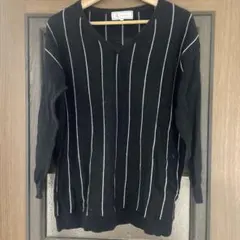 ROPE PICNIC ストライプ Vネック ニット♪